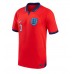 Maillot de foot Angleterre Luke Shaw #3 Extérieur vêtements Monde 2022 Manches Courtes